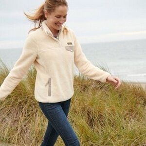 L.L. Bean Hi-pile fleece pullover jacket